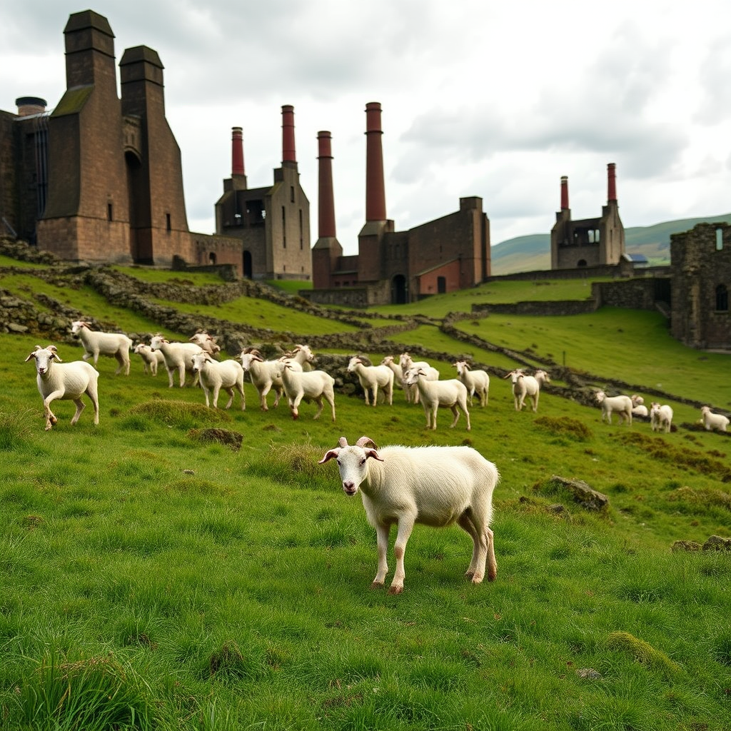 Historic site enlists goats for natural land management duties